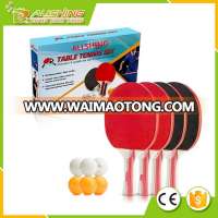 Wholesale Table Tennis Set - Pack Of 4 Premium Paddles/Rackets And 6 Table Tennis Balls - Soft Sponge Rubber