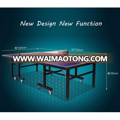 SENGO movable single folding indoor table tennis table/ping pong table