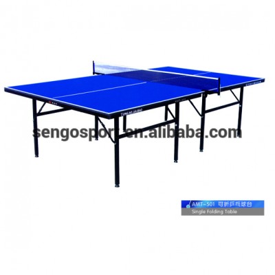 15mm single folding table with metal frame Table Tennis Table