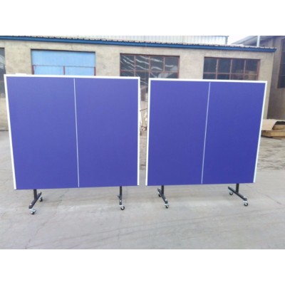 Competitive Price and High quality Indoor Single Folding Movable Table Tennis Table/ Ping Pong Table