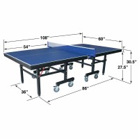 Single-folding convenient movable ITTF table tennis table indoor