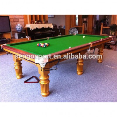 2020 the best selling Solid Wood Golden leg high quality billiard pool snooker games table