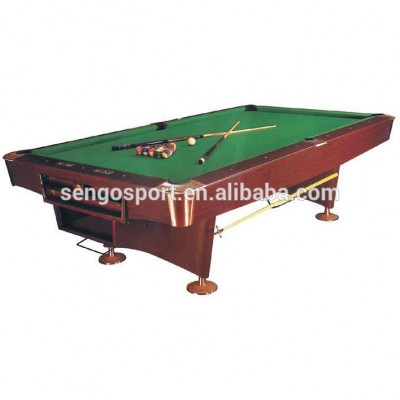 Solid wood slate high quality billiard game cheap pool table