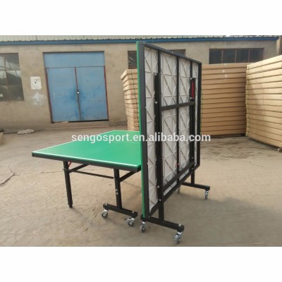 Popular SMC Outdoor top and Green color table tennis table