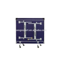 Indoor movable double folding table tennis table