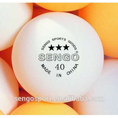 40mm White/Orange PP material Ping Pong balls/Table tennis ball