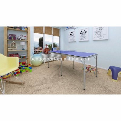 Table Tennis Table Ping Pong Indoor Game Room Portable Sport Midsize Fun